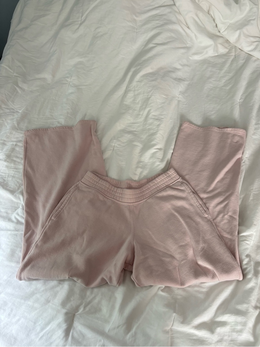 Hollister Wide Leg Sweatpants Light Pink
